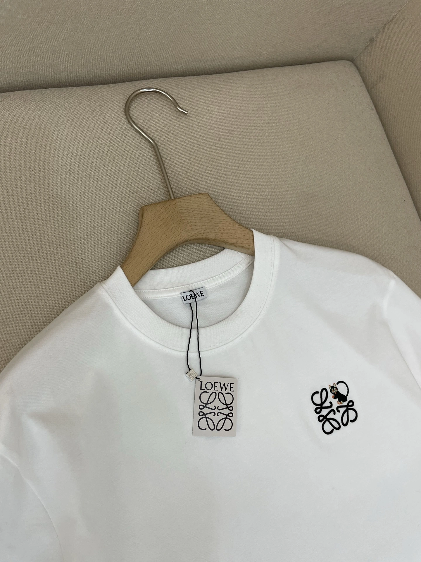 wg.luxury-- 8o5w5 Cotton Futurist Cat Anagram embroidery item:F-F409A0816H